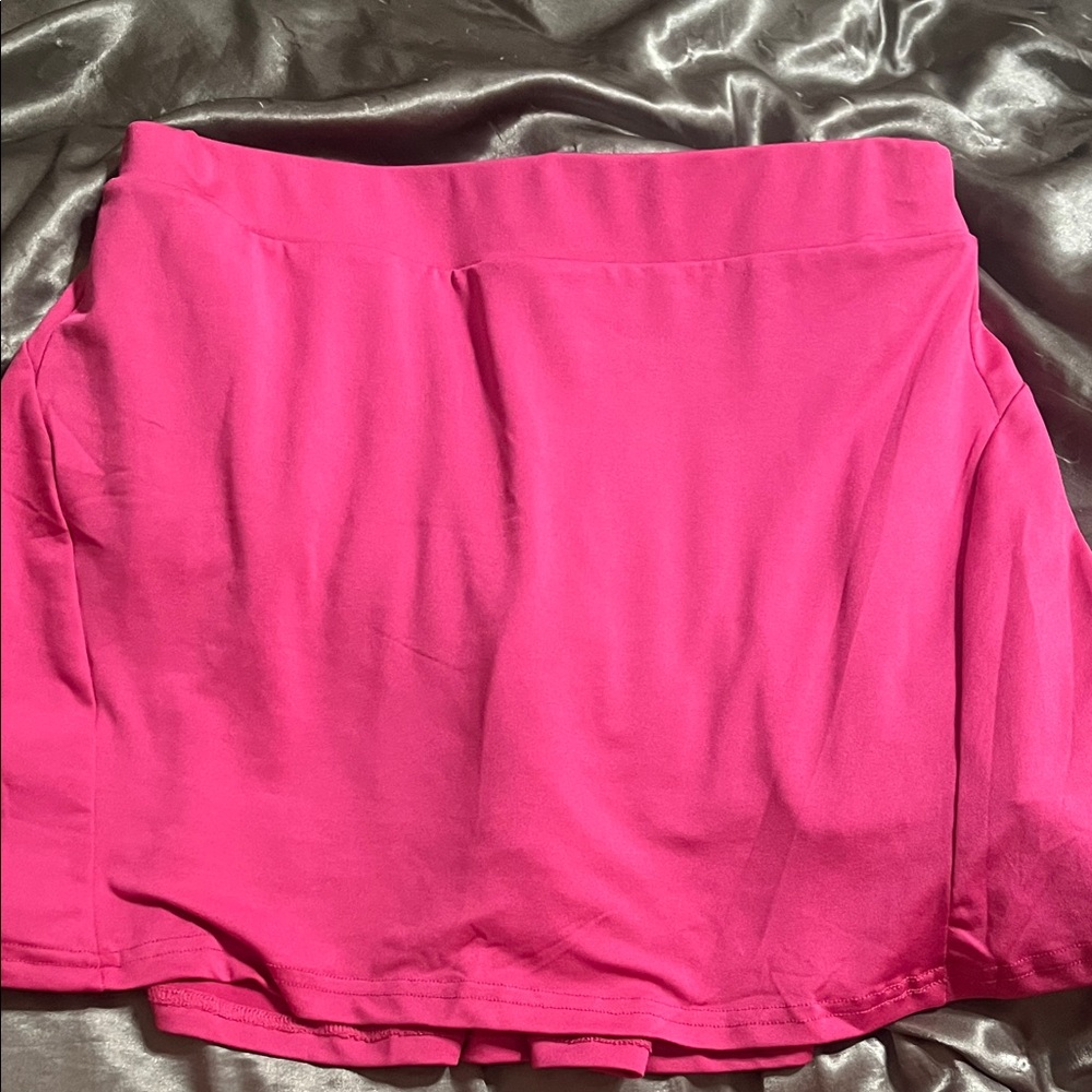 Xl pink tennis skirt